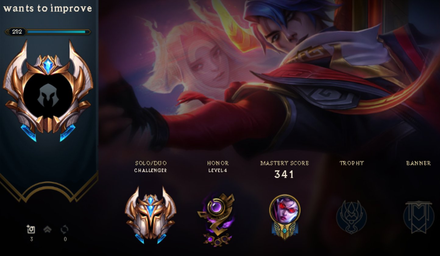 Rank proof: Challenger profile — Ranked Solo/Duo