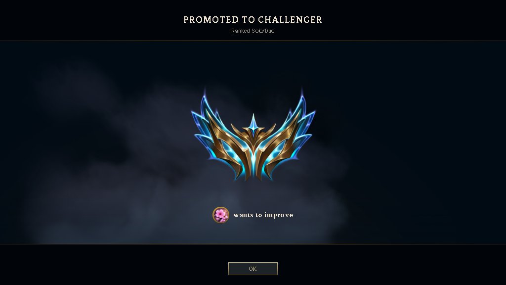 Rank proof: Challenger promotion — Ranked Solo/Duo