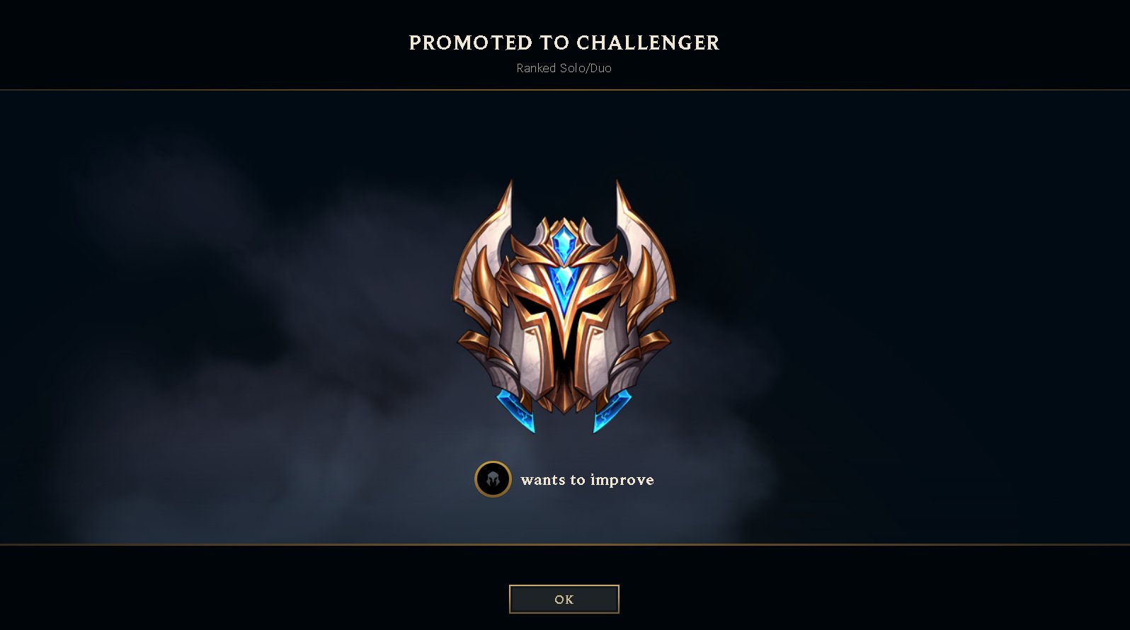 Rank proof: Challenger promotion — Ranked Solo/Duo